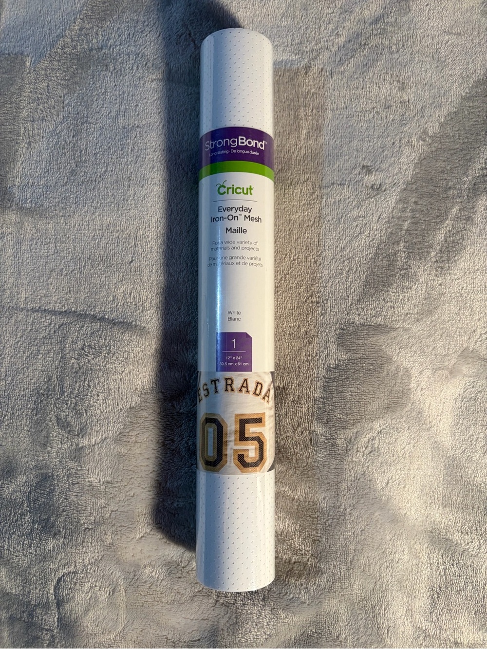 Cricut StrongBond Everyday Iron-On Mesh Roll - White